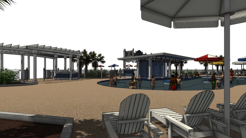 Carowinds waterpark opening swim-up bar for Memorial Day Weekend